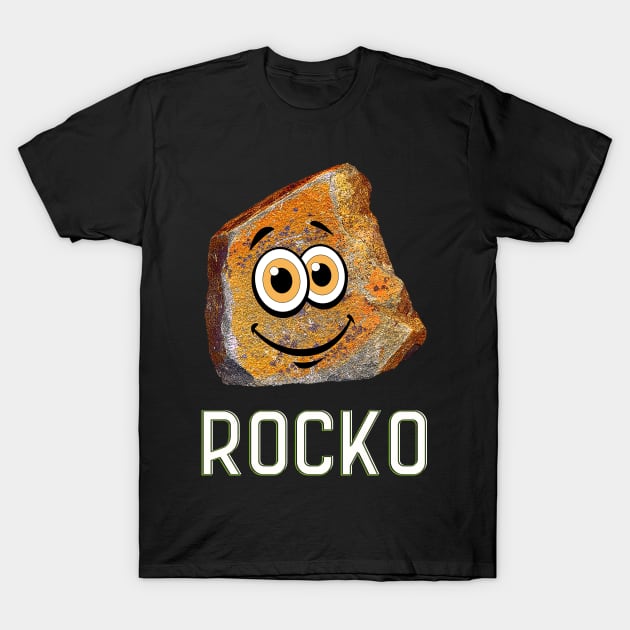 Rocko The Rock -- Your New Rock'n Best Friend! T-Shirt by TJWDraws